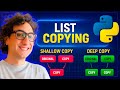 How to Copy Python Lists Safely (Visually Explained) | Shallow Copy vs Deepcopy | #Python Course 29