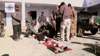 International Security Assistance Force Train Afghan Police on Point of Injury Care