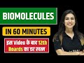 BIOMOLECULES in 60 Minutes | BEST for Class 12 Boards