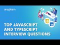 Top JavaScript And TypeScript Interview Questions | Full Stack Interview Questions 2026 |Simplilearn
