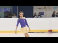 anastasia zinina │junior ladies free skating 16│memorial n.a. panin 2020 10 15