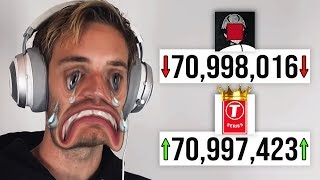 The Battle Of YouTube: T-Series vs PewDiePie LIVE