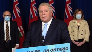 Restrictions lifting, vax passport system ending in Ontario | Watch Premier Ford’s COVID-19 update