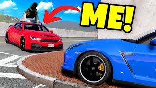 I Used Weapons on My Friends in Car Hide and Seek in BeamNG Drive Mods!