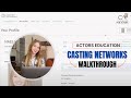 The Actors' Daily Checklist: Casting Networks Walkthrough