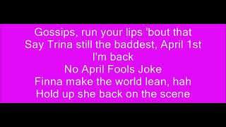 Trina Ft. Lil Wayne, Rick Ross, & Plies - Single Again REMIX (Lyrics) [4K]