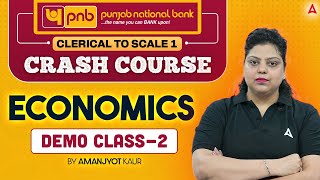 📊 PNB Clerical to Scale 1 | Crash Course Economics | Demo Class 2 | By Amanjyot Kaur 💼