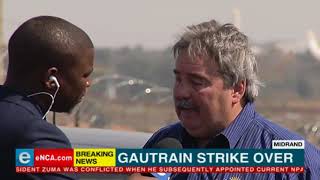 Gautrain strike is over