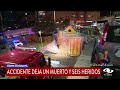 Impresionante accidente en la avenida Circunvalar de Bogotá: volqueta embistió varios carros