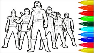 Power Rangers Magic Power Coloring Pages