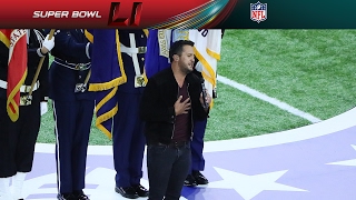 Luke Bryan's Super Bowl LI National Anthem | NFL