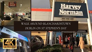 Walking in Blanchardstown Dublin on St Stephen's Day 2022 #vlog #walkthrough #4k #explore