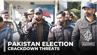 Pakistan election: Crackdown threats as PTI protests ‘rigging’