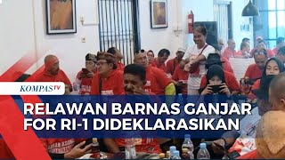 Relawan Barisan Nasional Ganjar Pranowo untuk RI-1 Resmi Dideklarasikan di Jakarta