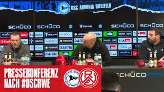 22. Spieltag | Pressekonferenz nach Arminia Bielefeld | #immeRWEiter #nurderrwe