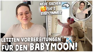 KOFFER PACKEN für BABYMOON✈️ + NEUE SACHEN für‘s BABYZIMMER!🥹😍 | kobexmone