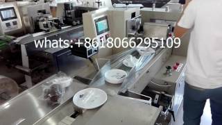 10-50pcs dish automatic packing machine