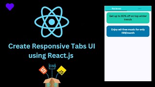 Create Responsive Tabs UI using React.js