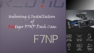 Redtiger F7NP Dash Cam | Unboxing \u0026 Installation | Volkswagen Atlas | 4K | #dashcam #redtiger