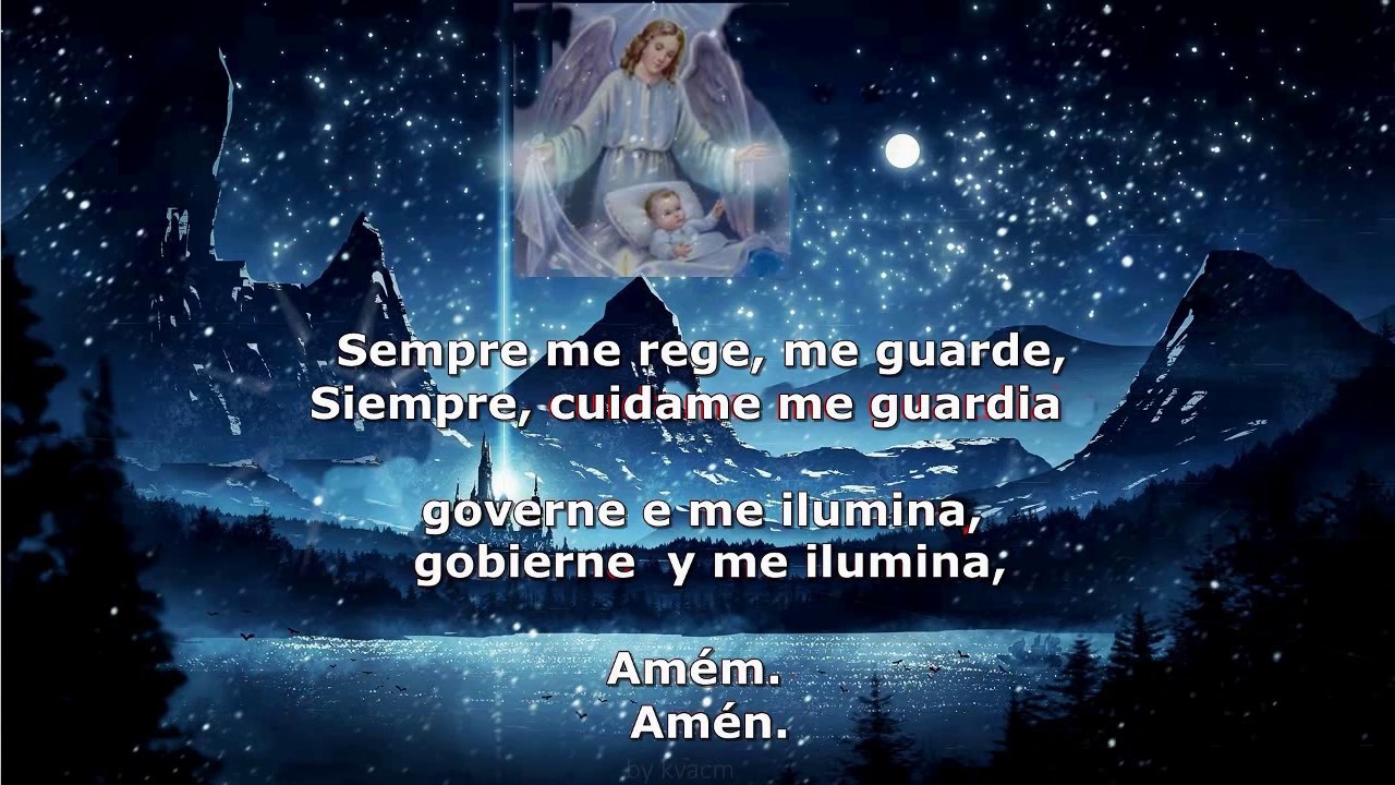 Oração Pai Nosso Ave Maria E Anjo Da Guarda Retoedu