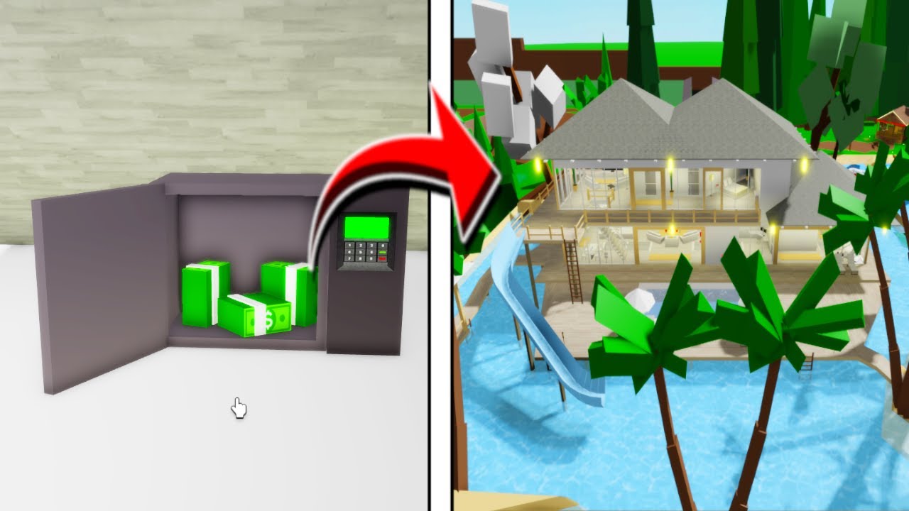 New Secret Safe Room In The New Estate Lake Mansion In Roblox ...