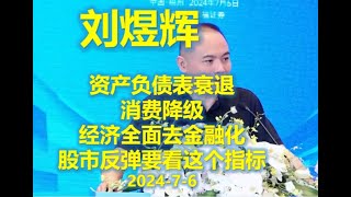 【经济学家刘煜辉】：还是敢说，信息量极大（2024 7 6）