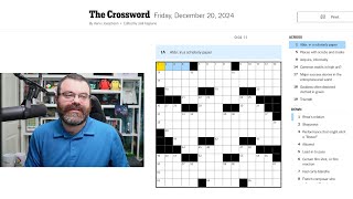 Learning Crossword Week 32 | NYT Crossword Friday Dec 20th, 2024