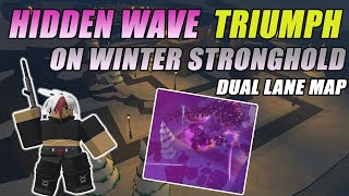 Hidden Wave Triumph On Winter Stronghold | Tower Defense Simulator