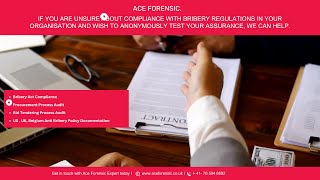 Ace Forensic I Expert Bribery Investigation I Investigation & Compliance Training Services