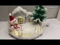 diy christmas house with cardboard how to make christmas tree diy snowman making