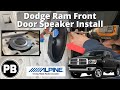 2006 - 2008 Dodge Ram Front Door Speaker Install