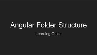 How to set up an angular app folder structure for large applications