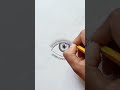 How_to_draw_eye #Shorts #Basic_organ #Easy_drawing#Eye_draw #Mou's_Artwork 🖤🖤