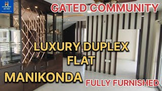 🏠LUXURY DUPLEX FULLY FURNISHED FLAT FOR SALE/GATED COMMUNITY/OWNER-7997799991