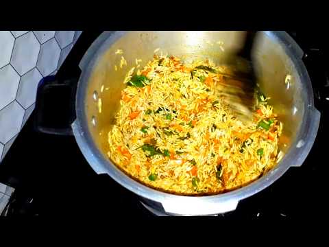 Quick vegetable rice||veg pulao with pressurecooker in telugu||Andhrastyle veg pulav Quick vegetable rice||veg pulao with pressurecooker in telugu||Andhrastyle veg pulav