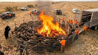🔴 Texas Farmers Confront Wild Boars – How They CRUSHED the Invasion Threat! | Wild Boar Hunting