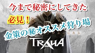 【TRAHA】今まで秘密にしてきた金策のオススメ狩り場