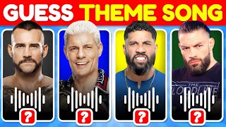 Guess The WWE Superstars from Their 2025 Theme Songs 🕒🎤 Jey Uso, Roman Reigns, The Rock