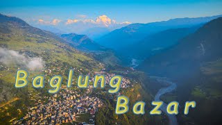 POKHARA - BAGLUNG Highway | BEAUTY OF Baglung Bazar | Baglung kalikabridge NEPAL |Pawan New Ray|