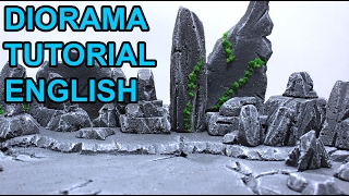 TUTORIAL EASY DIORAMA Stone Landscape (Ver. 2)