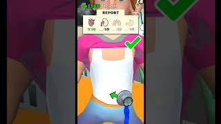 Master Doctor 3d game checking heart lungs liver kidneys level 12.#shorts