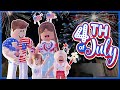 4th of July PARTY! | FIREWORK PARTY! | Roblox Bloxburg Family Roleplay w/voices!