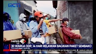 30 Warga ODP di Purbalingga, 14 Hari Relawan Bagikan Paket Sembako - SIP 03/04