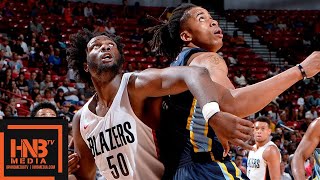 Memphis Grizzlies vs Portland Trail Blazers Full Game Highlights / July 16 / 2018 NBA Summer League