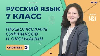 Правописание суффиксов и окончаний существительных и прилагательных. Урок 8. Русский язык 7 класс