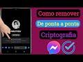 Como remover a criptografia ponta a ponta no Messenger 2024