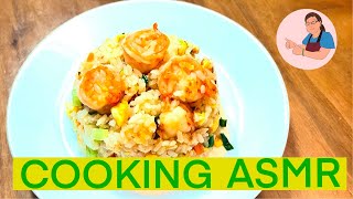 【Mama Cherry's ASMR】#2 Taiwanese Shrimp Fried Rice ASMR｜鮮蝦炒飯 ASMR｜海老チャーハンASMR｜볶음밥ASMR｜Cooking ASMR