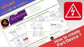 How to create a part/device in EPLAN Electric P8 I EPLAN for Beginners I ElectroVerse.