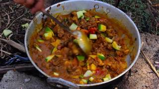 How To Cook Spicy Mango Lamb Curry - Mutton Curry Recipe - Mango Mutton Curry - how to Cook