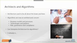 The Power of Enterprise Architecture Algorithms OPEN GROUP WEBINAR